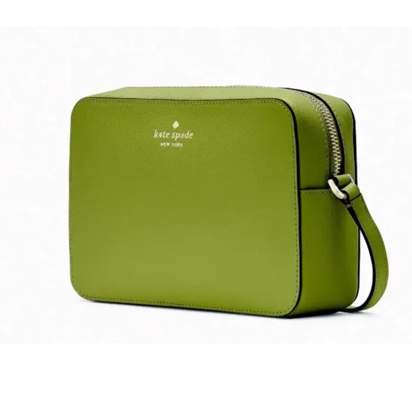 New Kate Spade Harper Crossbody bag Leather Kelp Forest - Picture 2 of 4